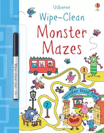 Wipe-Clean Monster Mazes cover