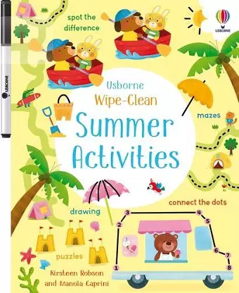 Wipe-Clean Summer Activities cover