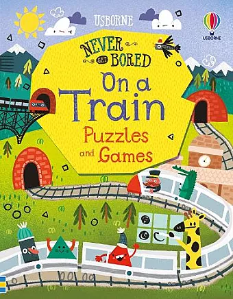Never Get Bored on a Train Puzzles & Games cover