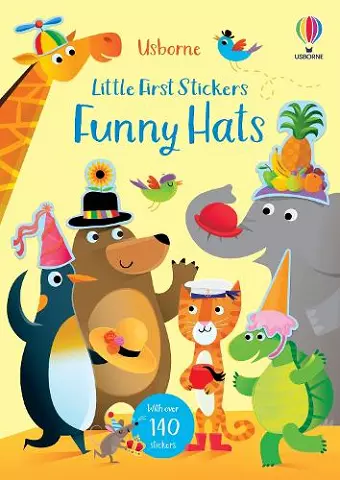 Little First Stickers Funny Hats cover