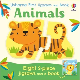 Usborne First Jigsaws and Book: Animals cover