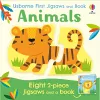 Usborne First Jigsaws And Book: Animals cover