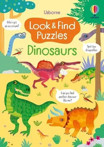 Look and Find Puzzles Dinosaurs cover