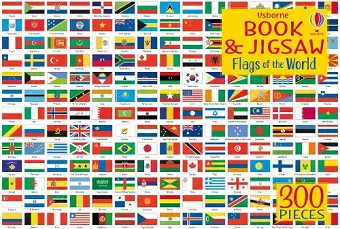 Usborne Book and Jigsaw Flags of the World cover