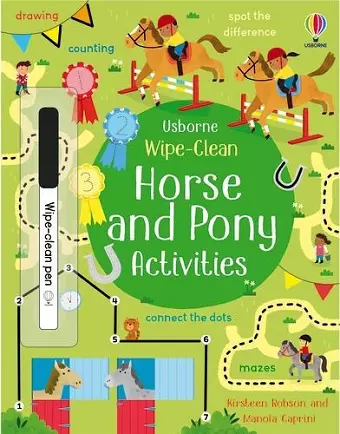 Wipe-Clean Horse and Pony Activities cover