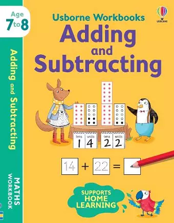 Usborne Workbooks Adding and Subtracting 7-8 cover