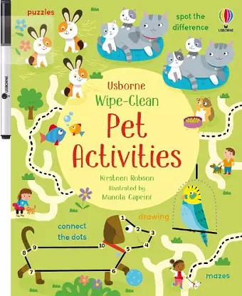 Wipe-Clean Pet Activities cover