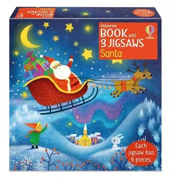 Usborne Book and 3 Jigsaws: Santa cover