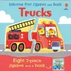 Usborne First Jigsaws and Book: Trucks cover