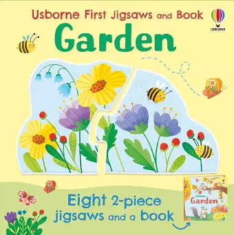 Usborne First Jigsaws And Book: Garden cover