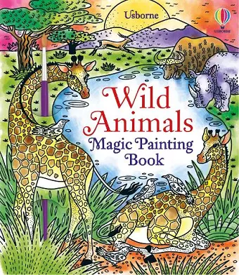 Wild Animals Magic Painting Book cover