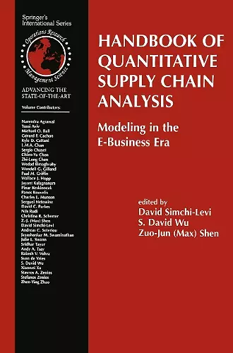 Handbook of Quantitative Supply Chain Analysis cover