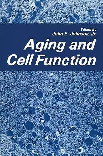 Aging and Cell Function cover