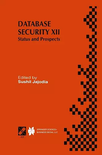 Database Security XII cover