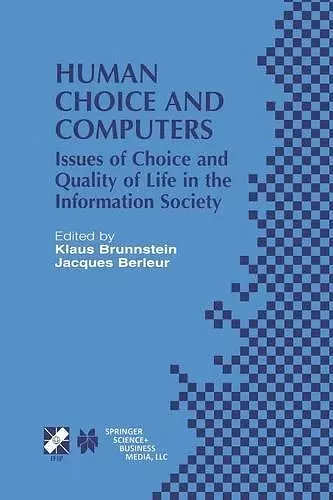 Human Choice and Computers cover