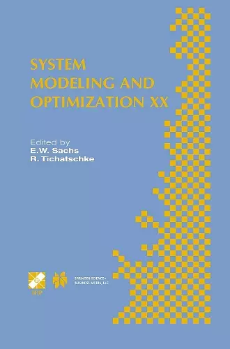 System Modeling and Optimization XX cover