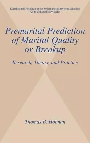 Premarital Prediction of Marital Quality or Breakup cover