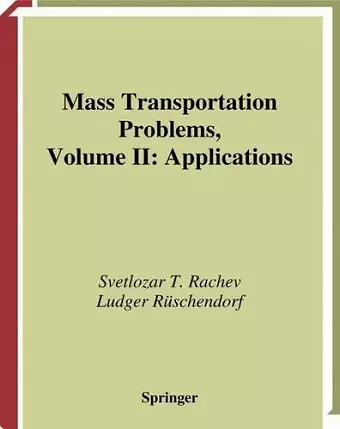 Mass Transportation Problems cover