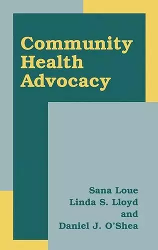 Community Health Advocacy cover