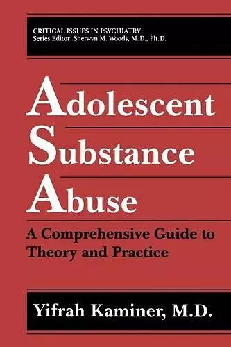 Adolescent Substance Abuse cover