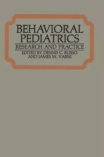 Behavioral Pediatrics cover