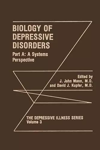 Biology of Depressive Disorders. Part A cover