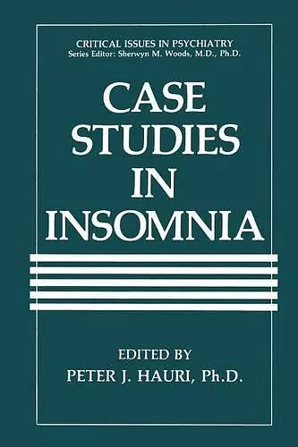 Case Studies in Insomnia cover