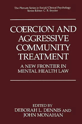 Coercion and Aggressive Community Treatment cover