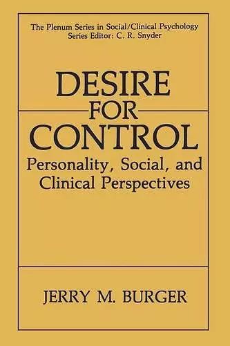 Desire for Control cover