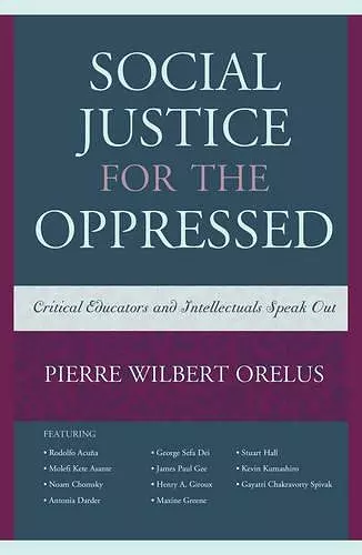 Social Justice for the Oppressed cover