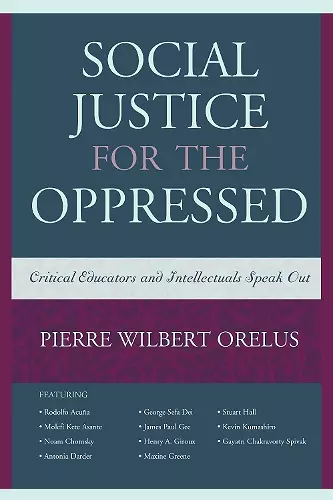 Social Justice for the Oppressed cover