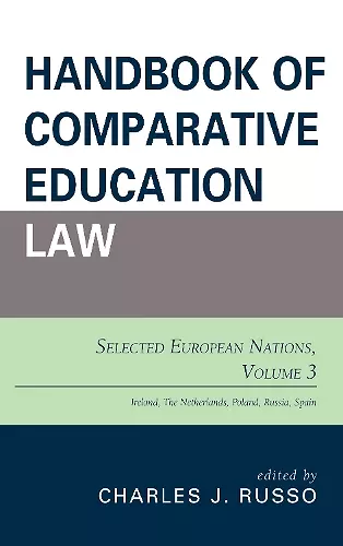 Handbook of Comparative Education Law cover