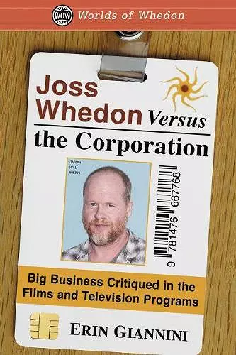 Joss Whedon Versus the Corporation cover