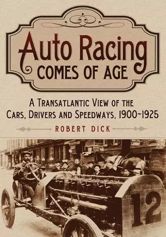 Auto Racing Comes of Age cover