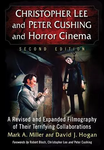 Christopher Lee and Peter Cushing and Horror Cinema cover