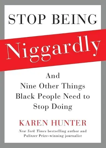 Stop Being Niggardly cover