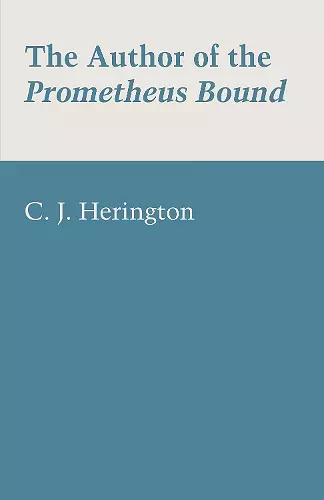 The Author of the Prometheus Bound cover