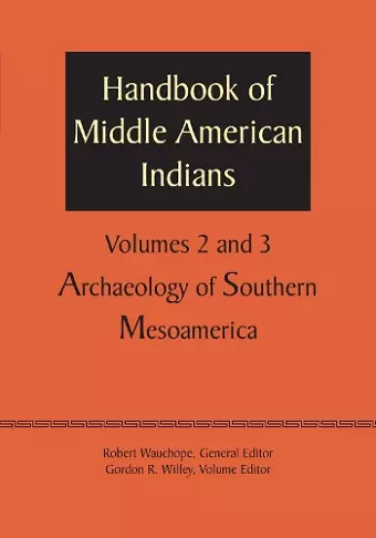 Handbook of Middle American Indians, Volumes 2 and 3 cover