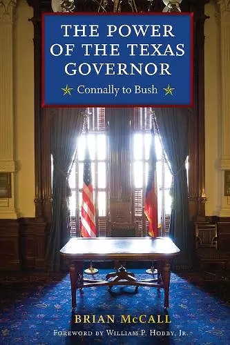 The Power of the Texas Governor cover