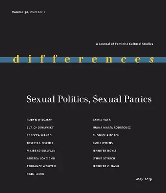 Sexual Politics, Sexual Panics cover