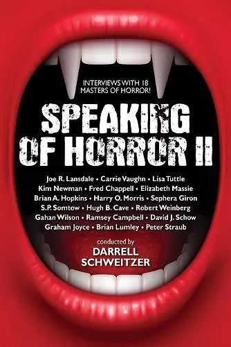 Speaking of Horror II cover