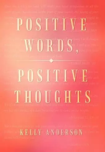 Positive Words, Positive Thoughts cover