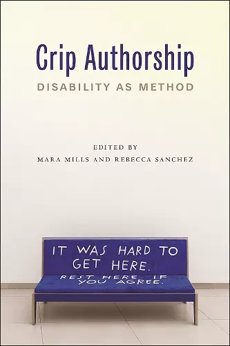 Crip Authorship cover