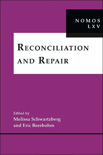 Reconciliation and Repair cover