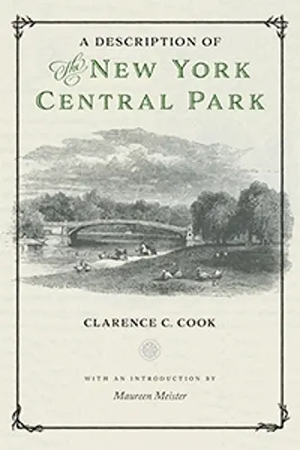 A Description of the New York Central Park cover