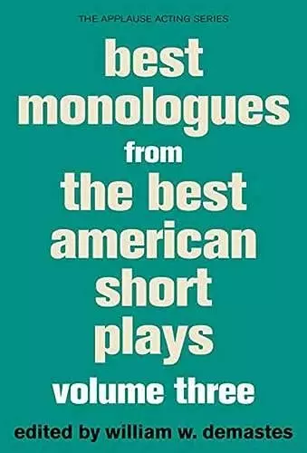 Best Monologues from The Best American Short Plays cover
