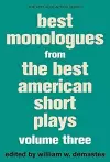 Best Monologues from The Best American Short Plays cover