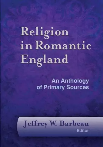 Religion in Romantic England cover