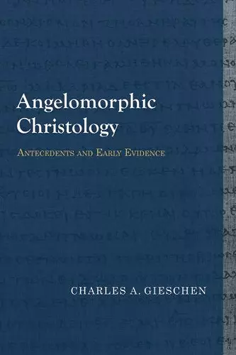 Angelomorphic Christology cover