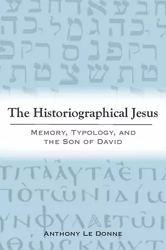 The Historiographical Jesus cover